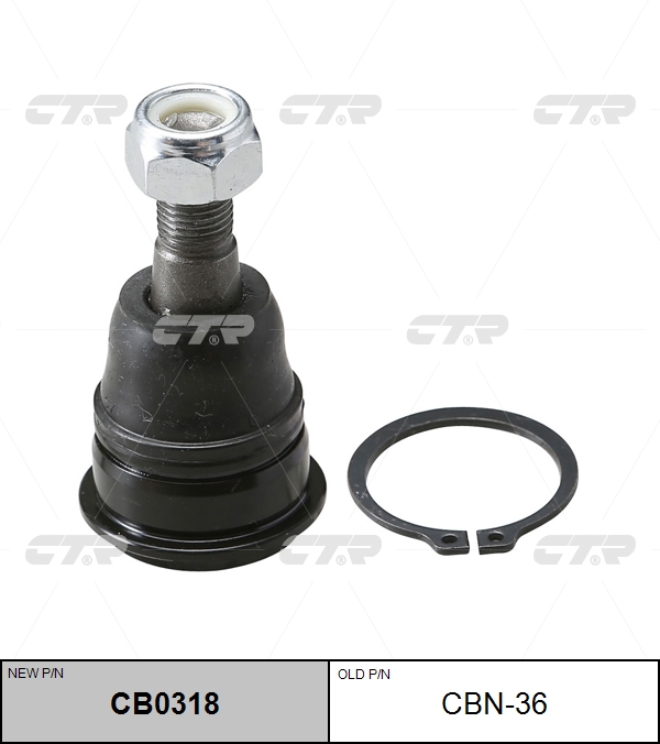 

ШАРОВАЯ ОПОРА CBN36 / CB0318, CBN36