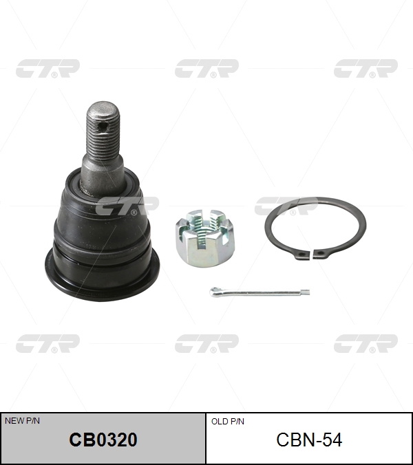 

ШАРОВАЯ ОПОРА CBN54 / CB0320, CBN54