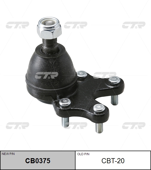

ШАРОВАЯ ОПОРА CBT20 / CB0375, CBT20