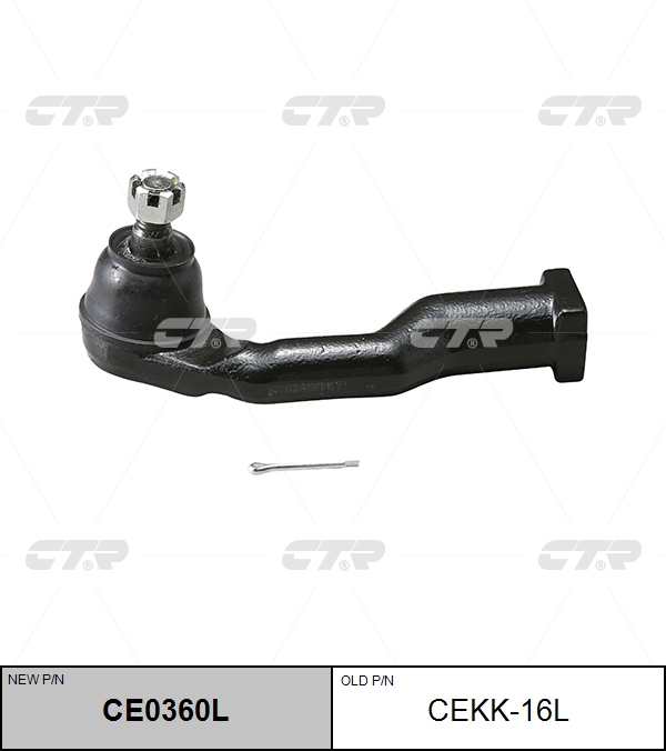 

НАКОНЕЧНИК РУЛЕВОЙ ТЯГИ CEKK16L/CE0360L, CEKK16L