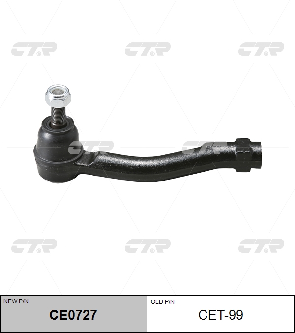 

НАКОНЕЧНИК РУЛЕВОЙ ТЯГИ CET99 / CE0727, CET99