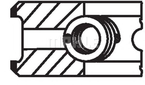 

КОЛЬЦА ПОРШНЕВЫЕ VW T4 CARAVELLE 1.8-2.0-2.5 =81 1.75х2х3 +0.50 90-, 02990N2
