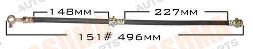 

ШЛАНГ ТОРМОЗНОЙ, BH151