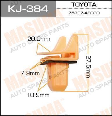 

КЛИПСА КРЕПЕЖНАЯ 384-KJ, KJ384