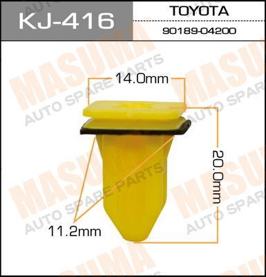 

КЛИПСА КРЕПЕЖНАЯ 416-KJ, KJ416
