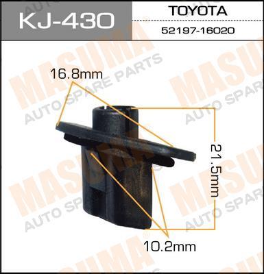 

КЛИПСА КРЕПЕЖНАЯ 430-KJ, KJ430