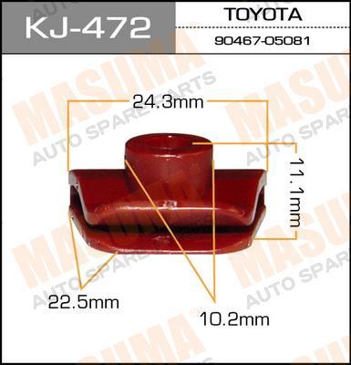 

КЛИПСА КРЕПЕЖНАЯ 472-KJ, KJ472