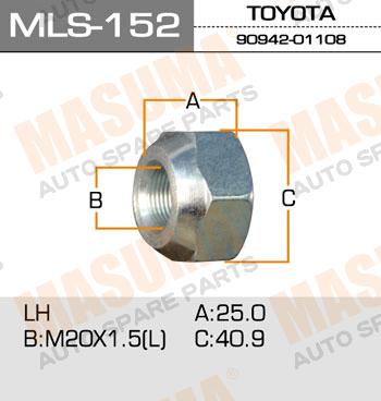 

ГАЙКИ MASUMA, MLS152