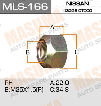 

ГАЙКИ MASUMA, MLS166