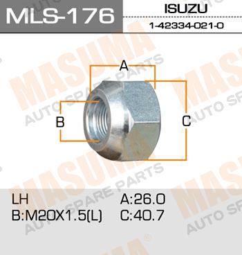 

ГАЙКИ MASUMA, MLS176