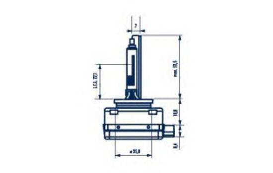 

ЛАМПА D1R 85V-35W (PK32D-3) 4300K, 84011