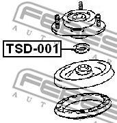 

ШАЙБА ОПОРНОГО ПОДШИПНИКА (TOYOTA CARINA E AT190/ST191/CT190 1992-1997), TSD001