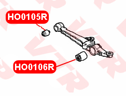 

САЙЛЕНТБЛОК НИЖНЕГО РЫЧАГА ПЕРЕДНЕЙ ПОДВЕСКИ ВНУТРЕННИЙ, HO0105R