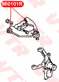 

САЙЛЕНТБЛОК ВЕРХНЕГО РЫЧАГА ПЕРЕДНЕЙ ПОДВЕСКИ, MI0101R