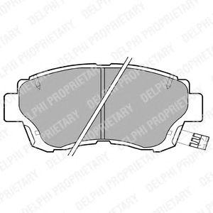 

КОЛОДКИ ТОРМОЗНЫЕ ПЕР TOYOTA CAMRY -96 CELICA 93-99, LP936
