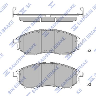 

КОЛОДКИ ТОРМОЗНЫЕ ПЕР NISSAN NAVARA 2.5DCI 4WD 05/PICKUP 2.5DI 4WD 02, SP1249