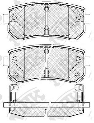 

КОЛОДКИ ТОРМОЗНЫЕ ДИСКОВЫЕ ЗАД HYUNDAI ACCENT 1.4/1.6L 05-, ACCENT USA 1.4/1.6L 06-, I30 1.4/1.6/2, PN0436