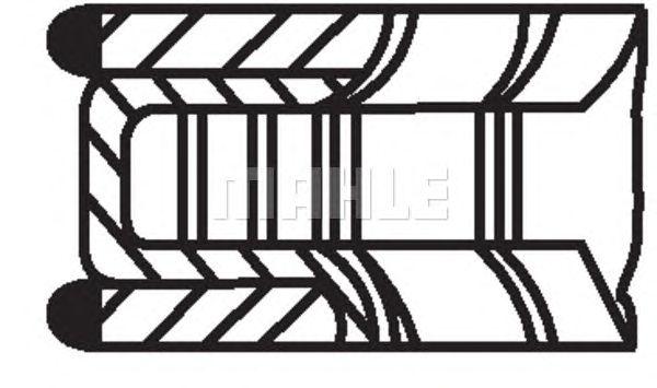 

КОЛЕЦ ПОРШНЕВЫХ КОМПЛЕКТ, RENAULT, 02202N1