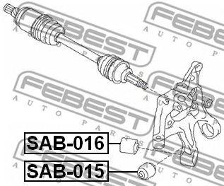 

САЙЛЕНБЛОК ЗАДНЕЙ ЦАПФЫ (SUBARU IMPREZA G12 2007-), SAB016
