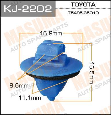 

КЛИПСА TOYOTA 4 RUNNER 02-09, KJ2202