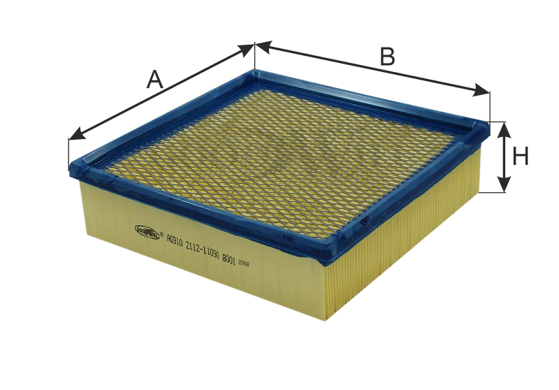 

ФИЛЬТР ВОЗДУШНЫЙ, AG910