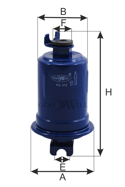 

ФИЛЬТР ТОПЛИВНЫЙ, FG512