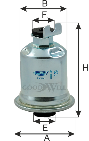 

ФИЛЬТР ТОПЛИВНЫЙ, FG526