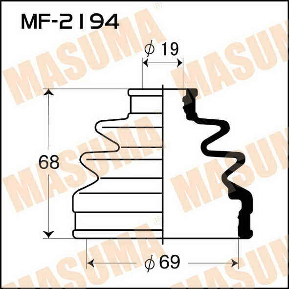 

ПЫЛЬНИК ЗАДНЕГО ВНЕШНЕГО ШРУСА, MF2194