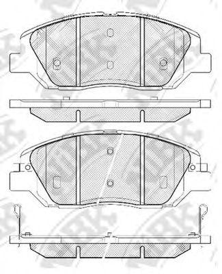 

КОЛОДКИ ТОРМОЗНЫЕ ДИСКОВЫЕ ПЕР HYUNDAI SANTA FE 2.2/2.7L 06-, 3.2/3.3L 07-, ENTOURAGE 3.8L 07-,, PN0446