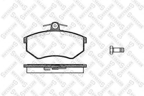 =134 10=fdb413 колодки дисковые п. audi 90 2.0/2.2/1.6td 84-87,vw g