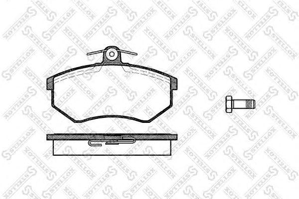 =134 40=fdb775 колодки дисковые п. audi 80 1.6-2.0i 91-95, vw passa