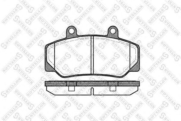 =176 20=fdb628 колодки дисковые п. volvo 740/760/780 84-90/940/960