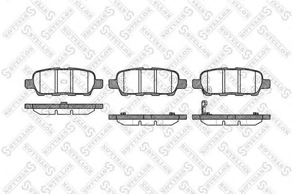 =876 01=d1244m-01 колодки дисковые з. nissan x-trail 2.0i/2.5i/2.2d