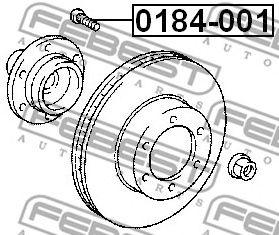 

ШПИЛЬКА КОЛЕСНАЯ (TOYOTA MARK 2/CHASER/CRESTA GX90 1992-1996), 0184001