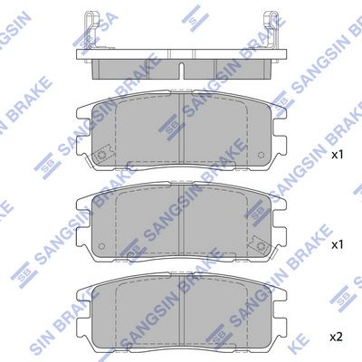 

КОЛОДКИ ТОРМОЗНЫЕ ЗАД GREAT WALL HOVER, SP2089