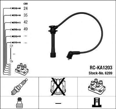 

КОМПЛЕКТ ПРОВОДОВ ЗАЖИГАНИЯ RC-KA1203, 6209