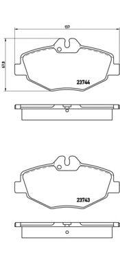 

КОЛОДКИ ТОРМОЗНЫЕ ДИСКОВЫЕ К-Т MERCEDES-BENZ (BBDC) E-CLASS (W211) 11/05- / MERCEDES-BENZ E-CLASS, P50049