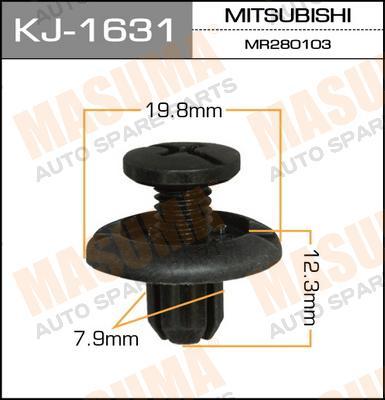 

КЛИПСА КРЕПЕЖНАЯ 1631-KJ, KJ1631