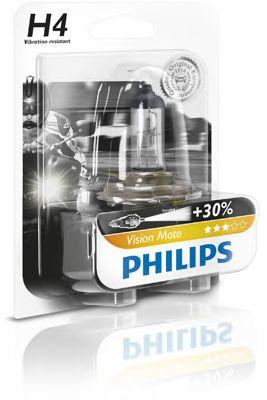 Лампа галогенная Philips Vision Moto, H4 3200...