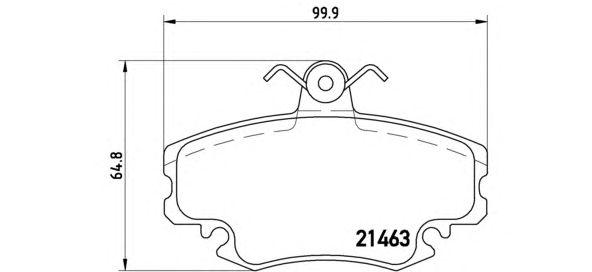 

КОЛОДКИ ТОРМОЗНЫЕ БАРАБАННЫЕ К-Т ALPINE A610 01/91-04/95 / ALPINE V6 01/85-03/92 / DACIA LOGAN (LS), P68008