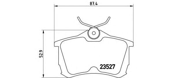 

КОЛОДКИ ТОРМОЗНЫЕ ДИСКОВЫЕ К-Т HONDA ACCORD VI (CK CG CH CF8) 03/97-12/03 / HONDA ACCORD VI AERO, P28030