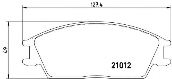 

КОЛОДКИ ТОРМОЗНЫЕ ДИСКОВЫЕ К-Т HONDA ACCORD II (AC AD) 09/83-10/85 / HONDA ACCORD II HATCHBACK (AC, P30001