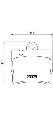 

КОЛОДКИ ТОРМОЗНЫЕ ДИСКОВЫЕ К-Т MERCEDES-BENZ S-CLASS (W220) 09/98-08/05 / MERCEDES-BENZ S-CLASS C, P50042