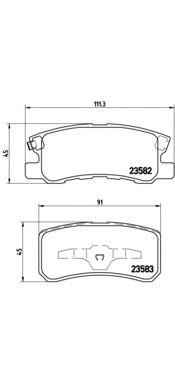 

КОЛОДКИ ТОРМОЗНЫЕ ДИСКОВЫЕ К-Т CHRYSLER 200 CONVERTIBLE 01/10- / CHRYSLER 200 SALOON 01/10- / CHR, P54031