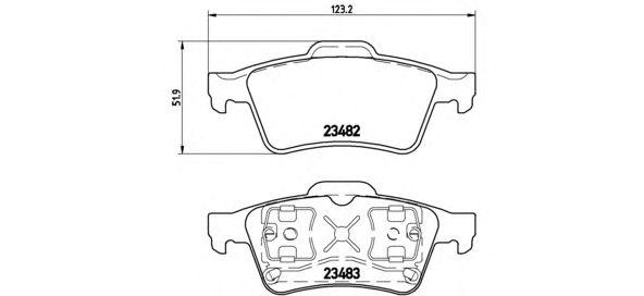 

КОЛОДКИ ТОРМОЗНЫЕ ДИСКОВЫЕ К-Т NISSAN PRIMERA (P12) 01/02- / NISSAN PRIMERA ESTATE (WP12) 01/02- /, P59044