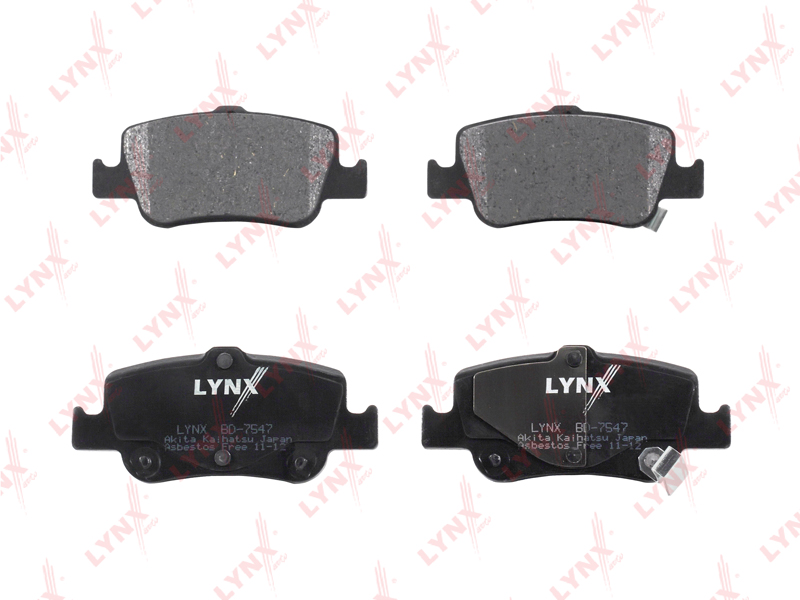 

КОЛОДКИ ТОРМОЗНЫЕ ЗАД TOYOTA AURIS BOS 1.4-1.6 07- COROLLA BOS 1.4D 06-, BD7547