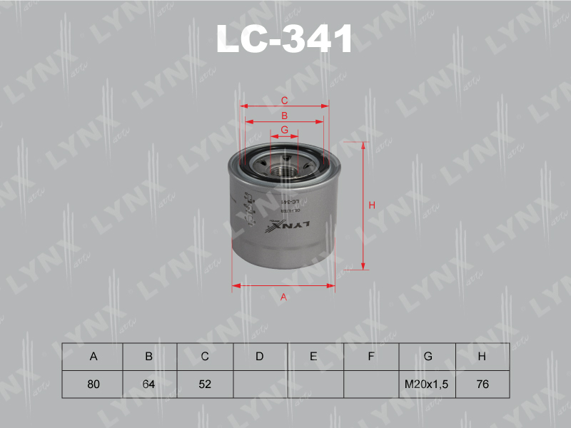 

ФИЛЬТР МАСЛЯНЫЙ NISSAN VANETTE 2.2 94-03/2.0T 03-, MITSUBISHI GTO 3.0-T 90-00/PAJERO 3.0-3.5 90-05,, LC341