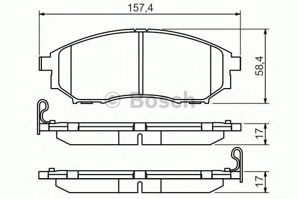 

КОЛОДКИ ТОРМОЗНЫЕ ДИСКОВЫЕ ПЕР, 0986494295