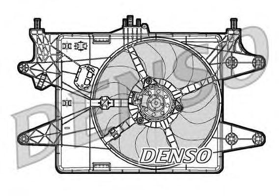 Вентилятор радиатора DENSO арт. DER09081