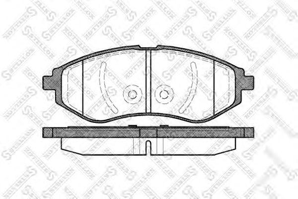 =986 00=d11129-01 колодки дисковые п. daewoo kalos 1.2i/1.4i 02